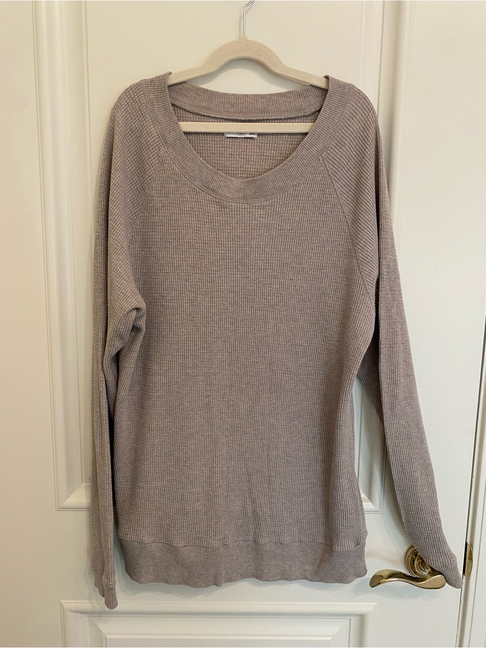 Aritzia Long-Sleeve Waffle Knit
